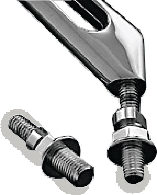 Kuryakyn Mirror Adapter Metric Chrome - 1411