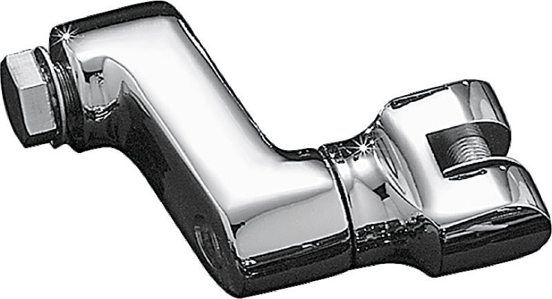 Kuryakyn Offset Peg Mount With 1/2in-13 Mount Bolts Chrome (Pair) - 7996