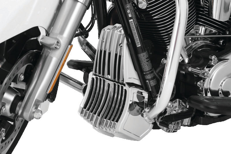 Kuryakyn Oil Cooler Cover Chrome - 6417