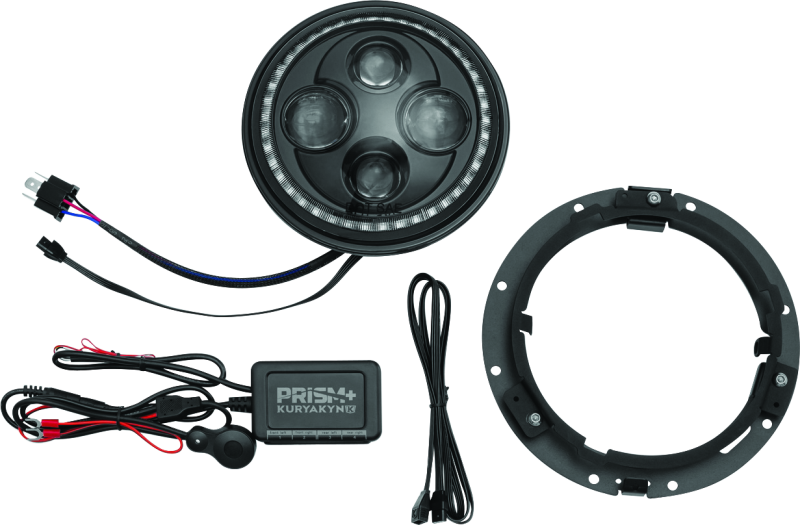 Kuryakyn Orbit Prism 7inch LED Headlight V2 - 2478