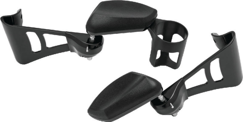 Kuryakyn Passenger Armrests 14-Up Touring and Tri Glide Black - 8700
