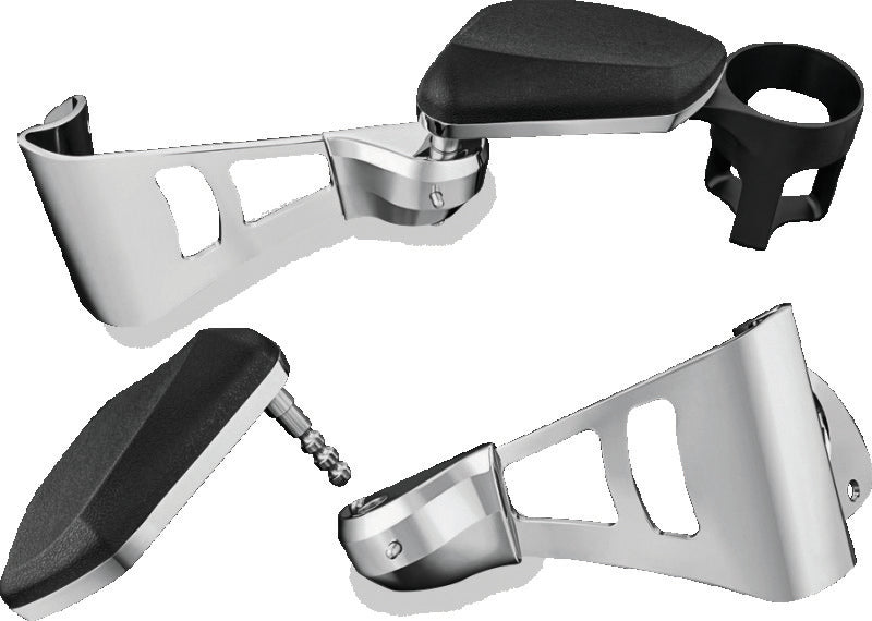 Kuryakyn Passenger Armrests 14-Up Touring and Tri Glide Chrome - 8955