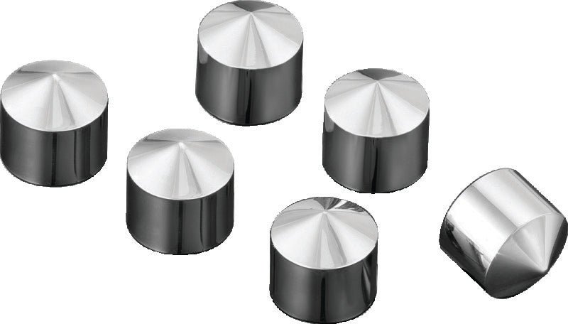Kuryakyn Peaked Rocker Box Bolt Covers 6 Piece Twin Cam & Milwaukee-8 - 8693