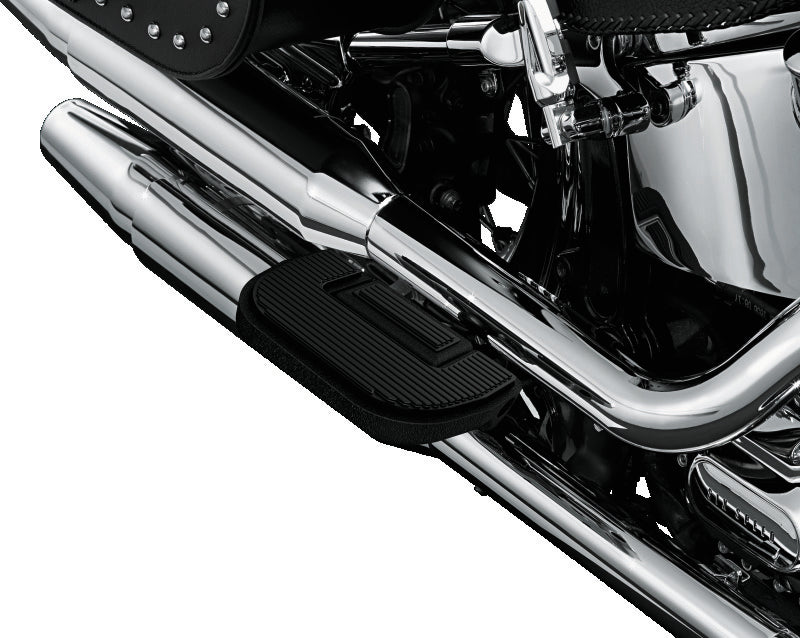 Kuryakyn Premium Ribbed Floorboards Without Adapter Wrinkle Black - 4357
