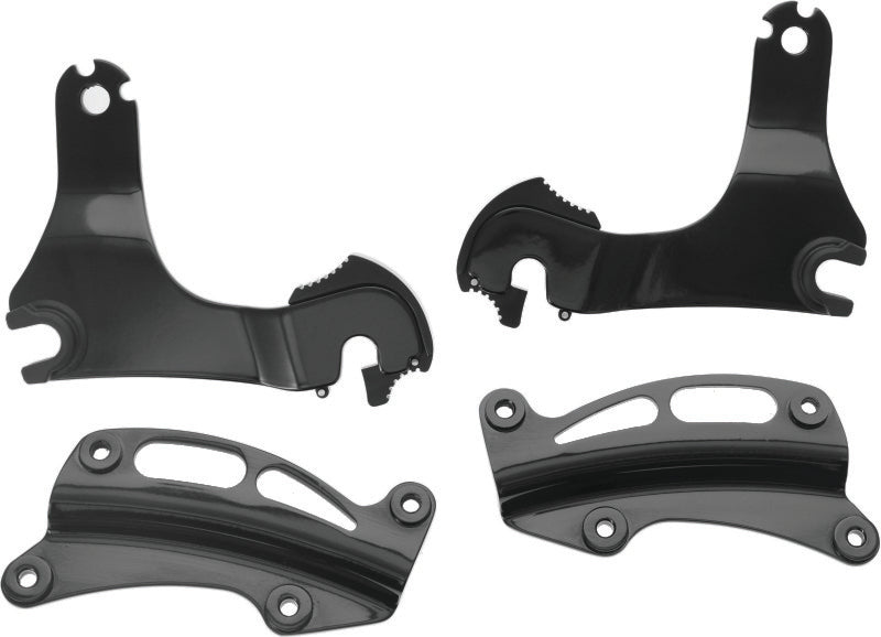 Kuryakyn Quick Release Mount For Multi-Purpose Backrest 14-Up Touring Models Black - 7088