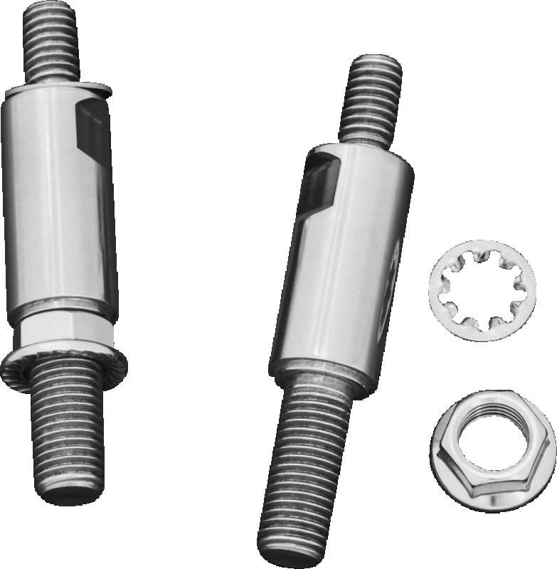 Kuryakyn Raised Mirror Adaptors Metric Models (Excluding Yamaha) Chrome - 1713