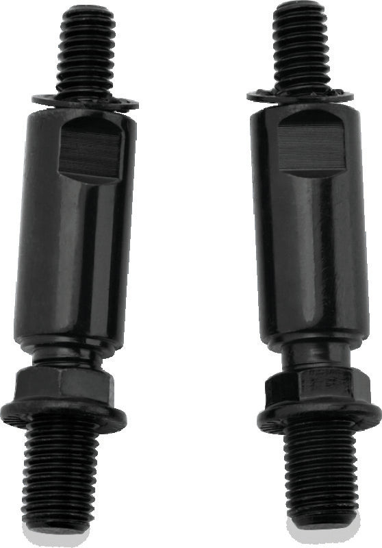 Kuryakyn Raised Mirror Mnt Adapters Gloss Black - 1892