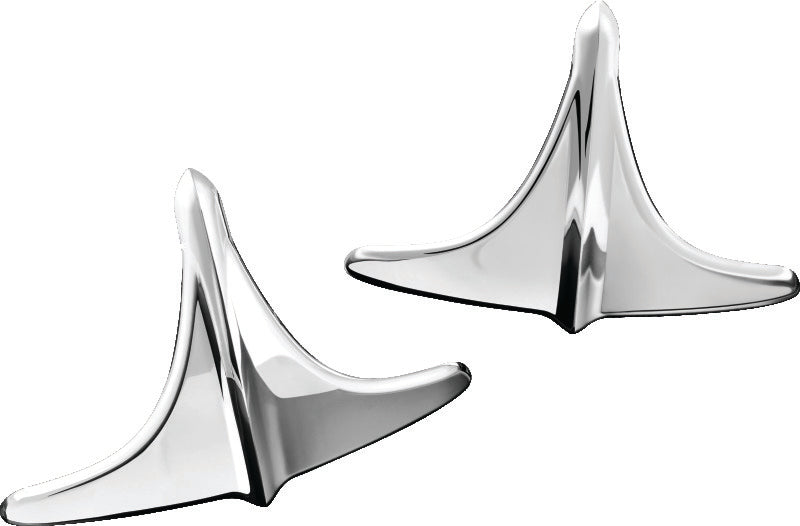 Kuryakyn Rear Fender Accents, Leading Edge, Chrome - 7217