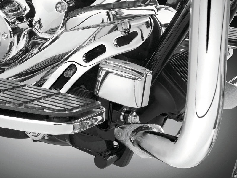 Kuryakyn Rear Master Cylinder Cover 1999-2007 Touring, 2000-2017 Softail Models Chrome - 9128