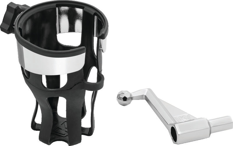 Kuryakyn Reflex Drink Holder 2001-2017 GL1800 Passenger Mount Chrome - 6490