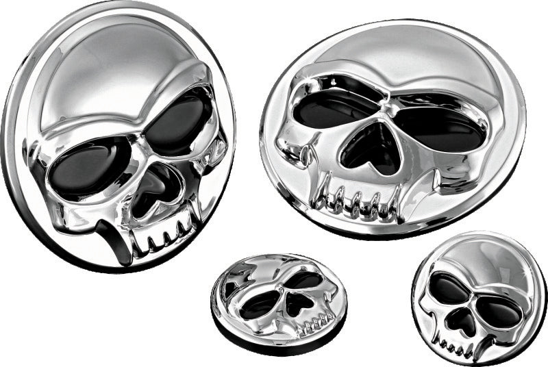 Kuryakyn Replacement Components Zombie Medallions 1in Diameter Chrome - 1492
