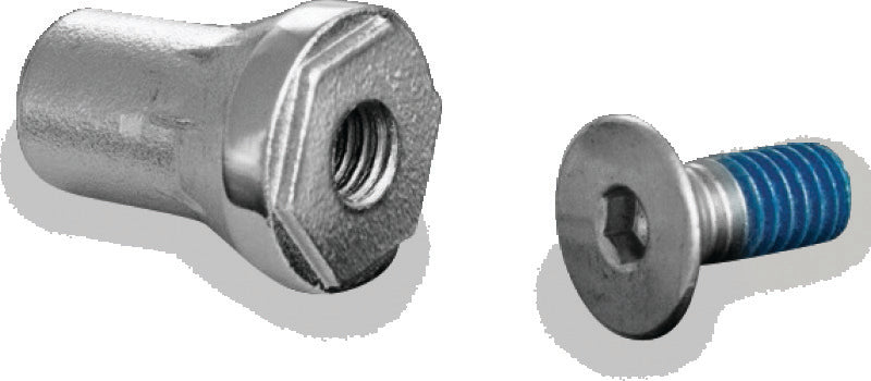 Kuryakyn Replacement Tapered Peg Mount With Screw Chrome - 4376
