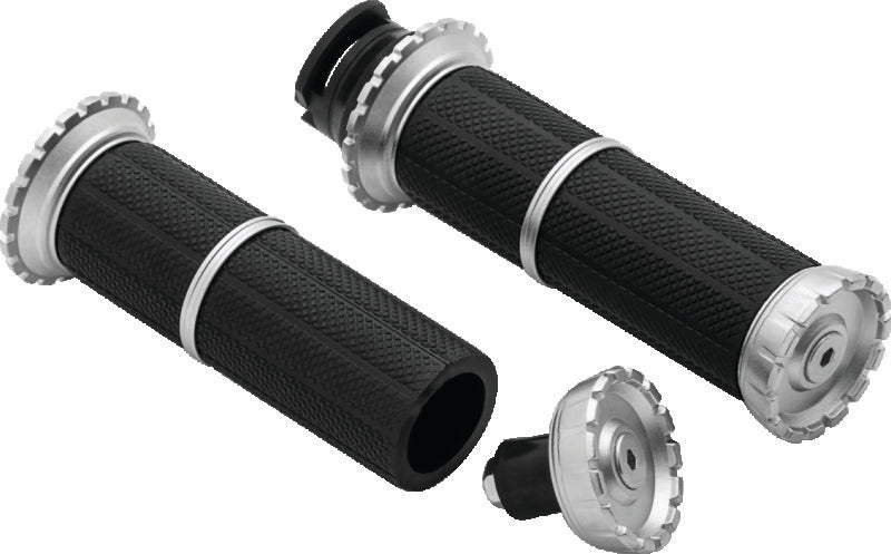 Kuryakyn Riot Grips Scout Silver - 3588