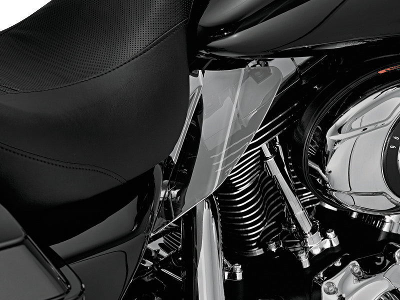 Kuryakyn Saddle Shields Heat Deflectors 08 Touring Smoke - 1196