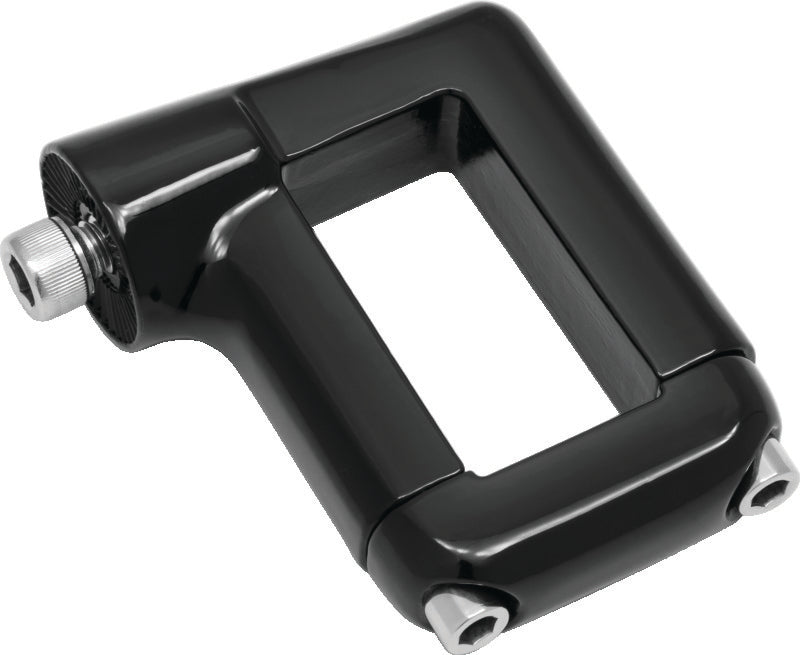 Kuryakyn Side Mount License Plate Clamp Black - 3118
