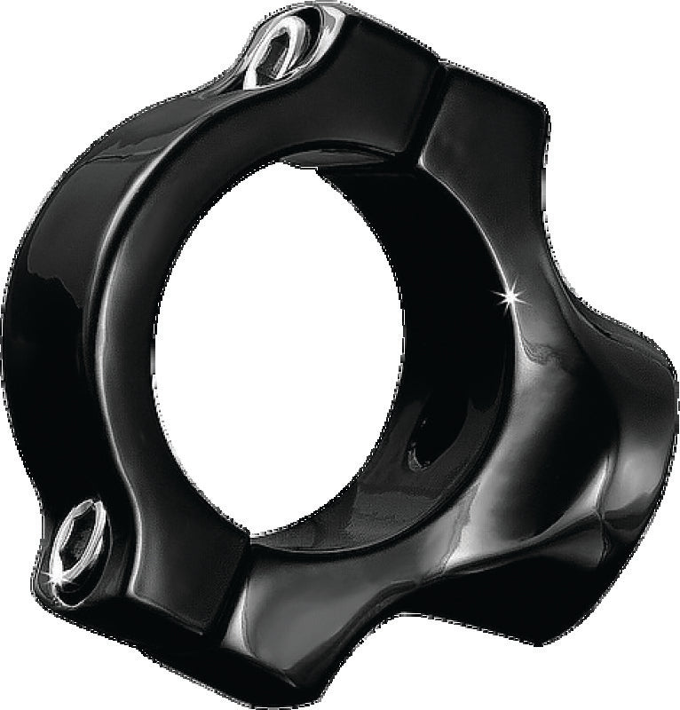 Kuryakyn Side Mount License Plate Holder Clamp 18-Up Softails Gloss Black - 3121