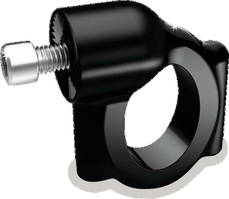 Kuryakyn Side Mount License Plate Holder Clamp 1986-2017 Softails Gloss Black - 3116