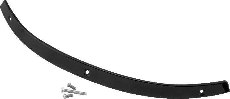 Kuryakyn Smooth Windshield Trim 14-Up Touring Gloss Black - 1389