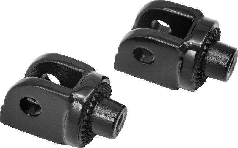 Kuryakyn Splined Adapter Mount Gloss Black - 8889