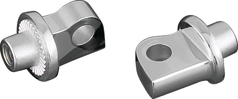 Kuryakyn Splined Male Mount Adapter Chrome - 8881