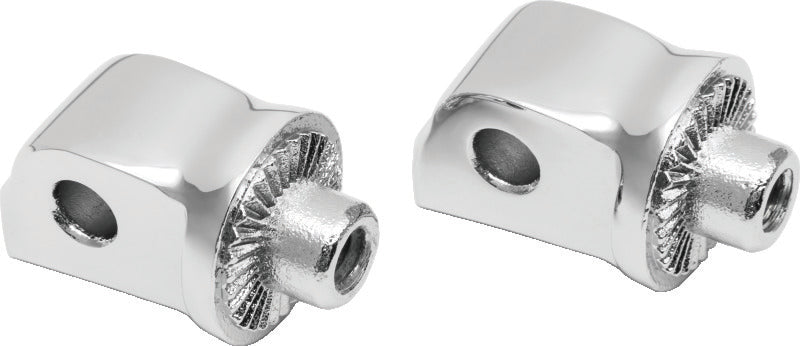 Kuryakyn Splined Passenger Peg Adapter Chrome - 8923