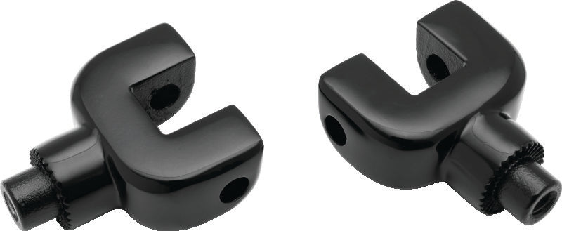 Kuryakyn Splined Passenger Peg Adapter Indian Black - 8927