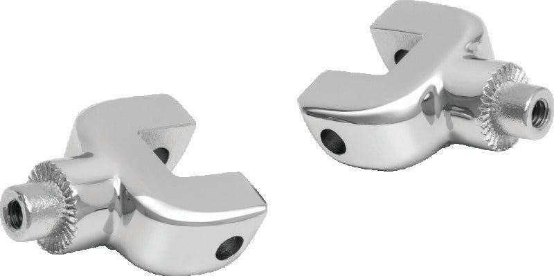 Kuryakyn Splined Passenger Peg Adapter Indian Chrome - 8928
