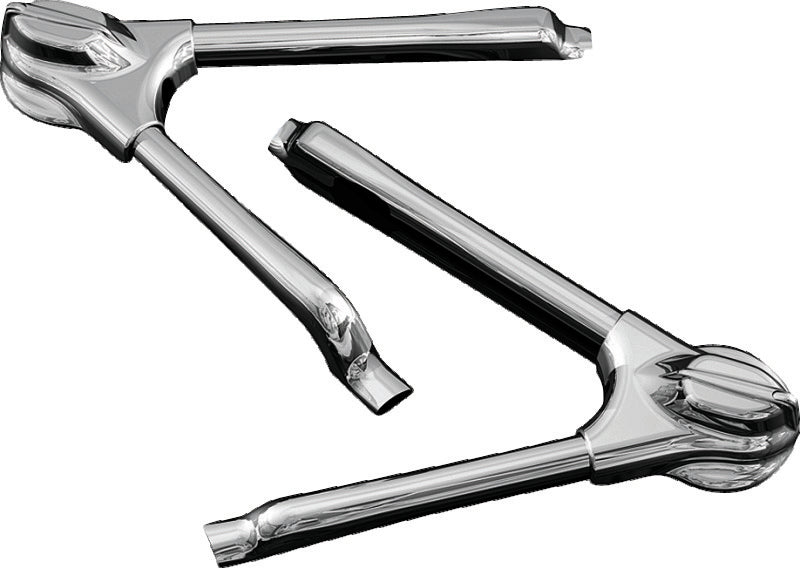 Kuryakyn Swingarm Tube Covers 2008-2017 Softail Models Chrome - 7815