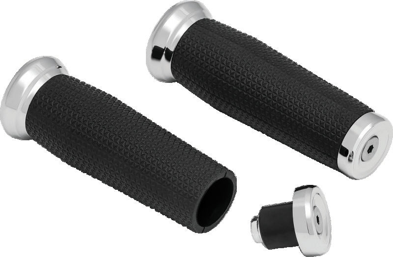 Kuryakyn Thresher Grip Metric Chrome - 5946