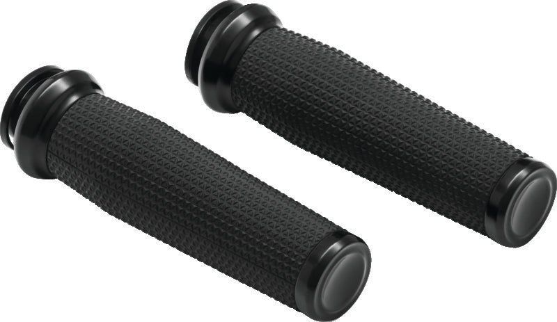 Kuryakyn Thresher Grips 18-Up Indian Models Black - 5961
