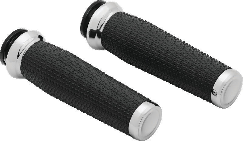 Kuryakyn Thresher Grips 18-Up Indian Models Chrome - 5960