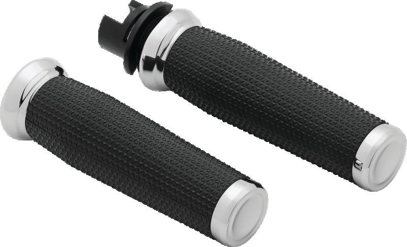 Kuryakyn Thresher Grips 2014-2017 Indian Models Chrome - 5944