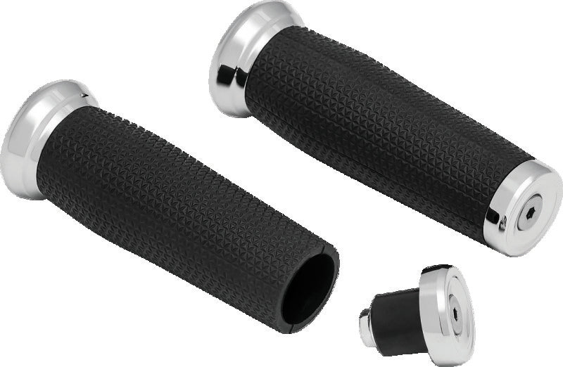 Kuryakyn Thresher Grips Universal 7/8inch Chrome - 5950