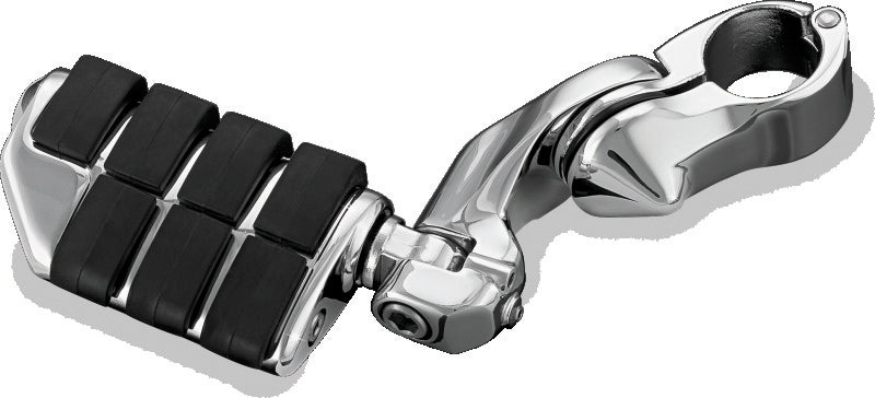 Kuryakyn Tour-Tech Cruise 4in Mount Arm With Dually ISO Pegs 1-1/4in Clamp Chrome - 4523