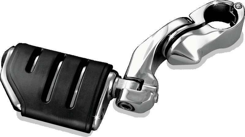 Kuryakyn Tour Tech Trident Dually 4in Back Arm With 1-1/4in Clamps Chrome - 7585