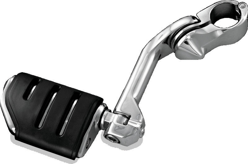 Kuryakyn Tour Tech Trident Dually 6in Back Arm With 1-1/4in Clamps Chrome - 7586