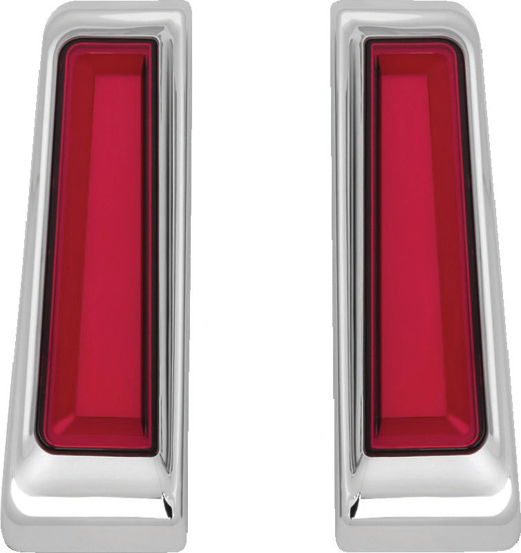 Kuryakyn Tracer L.E.D. Inserts For Saddlebag Supports Chrome - 2900