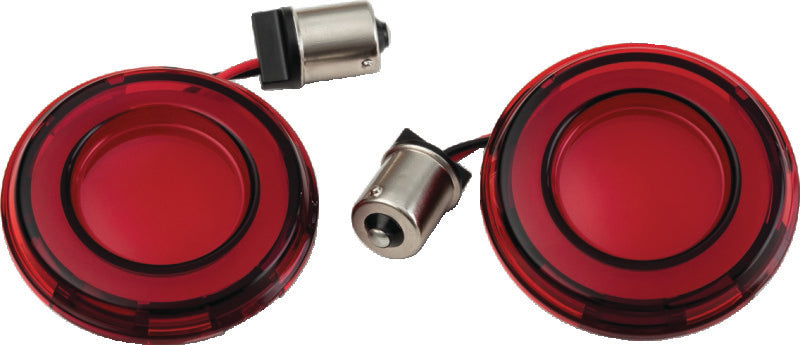 Kuryakyn Tracer L.E.D. Rear Turn Signal Insert Red Light/Red Lens 1156 - 2908
