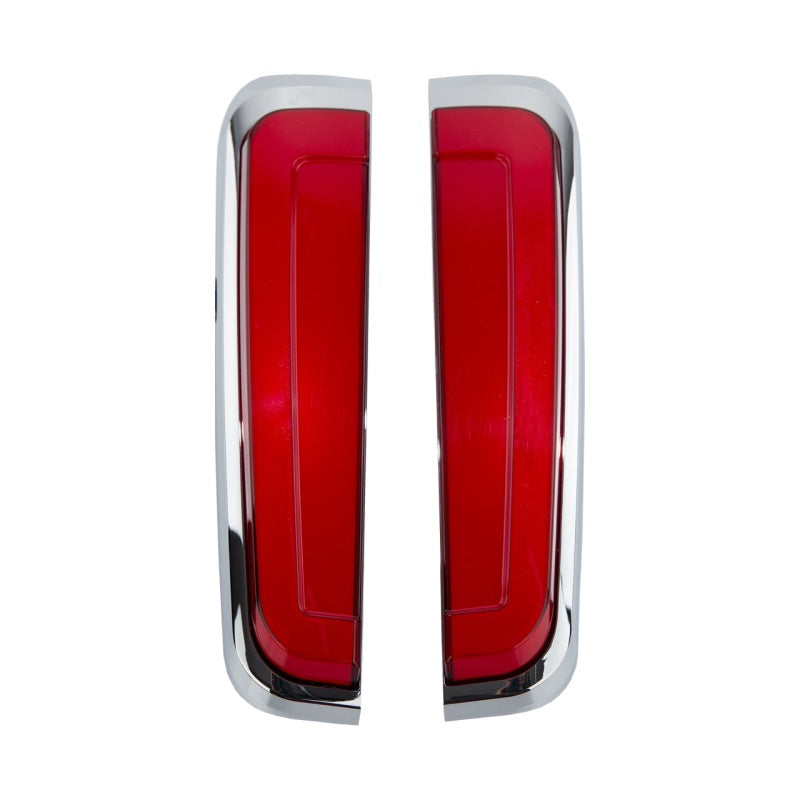 Kuryakyn Tracer LED Rear Lights 14 and Up H-D Tri Glide - Red/Chrome - 20034-1