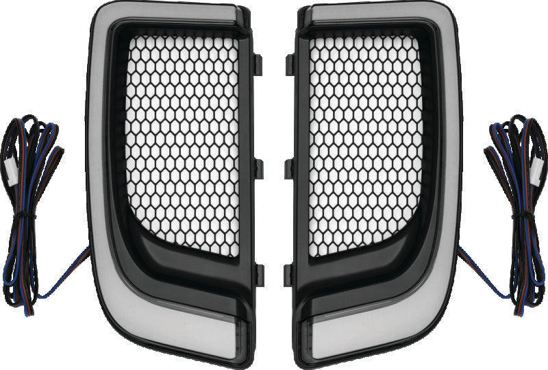 Kuryakyn Tracer Lower Fairing Grill Black - 5064
