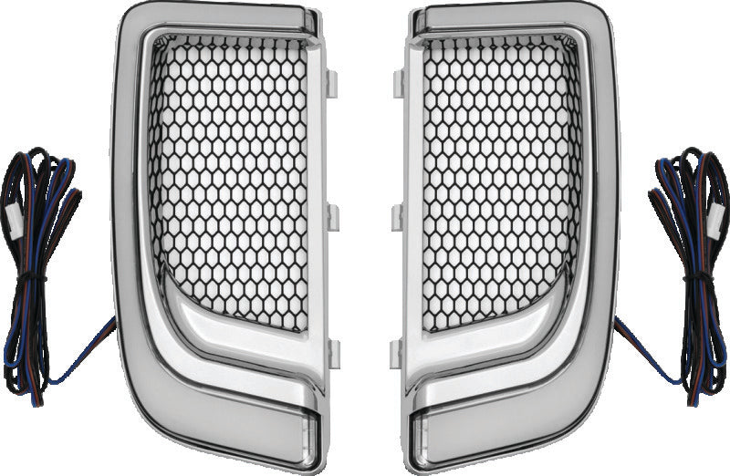 Kuryakyn Tracer Lower Fairing Grill Chrome - 5063