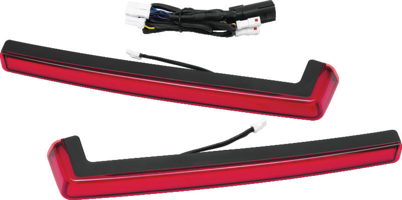 Kuryakyn Tracer Tour Pak Side Lights Red Lens - 2943