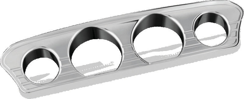 Kuryakyn Tri-Line Gauge Trim 14-Up Touring Models Chrome - 7284