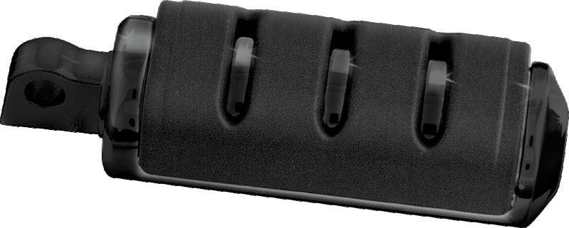 Kuryakyn Trident Large Peg With Male Adapter Gloss Black - 7561