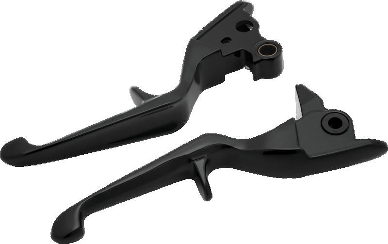 Kuryakyn Trigger Lever Set 2008-2013 Touring Cable Gloss Black - 1846