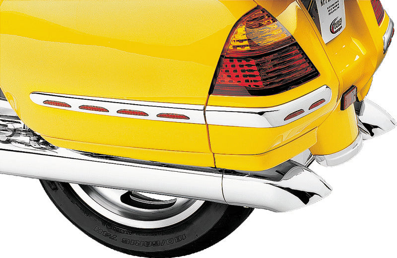 Kuryakyn Turndown Exhaust Extensions 2001-2017 Honda GL1800 Chrome - 7606