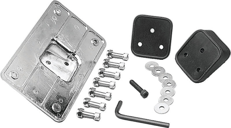 Kuryakyn Universal Laydown License Holder Chrome - 9165