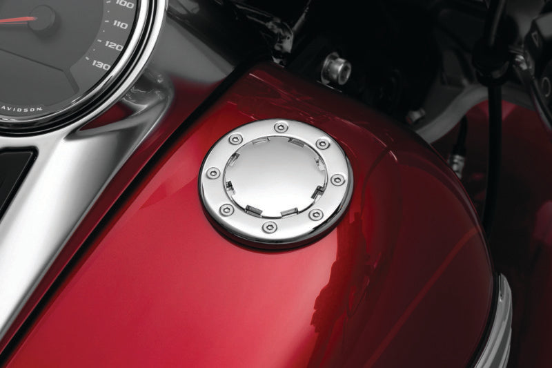 Kuryakyn Vented Flush Mount Gas Cap Chrome - 7434