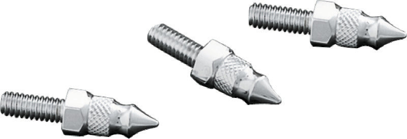 Kuryakyn Windshield Mount Spikes 1/4-20X5/8in 1996-2013 Touring Chrome - 1369