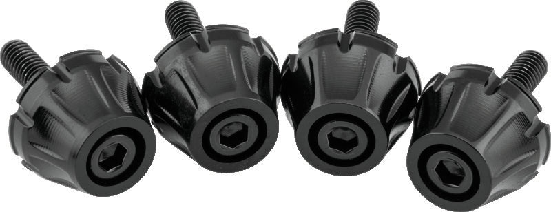 Kuryakyn Windshield Screws FLTR Black - 5722